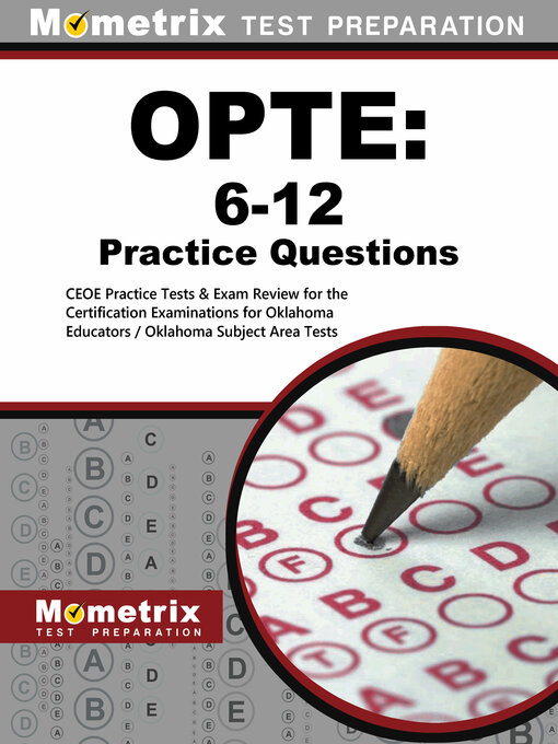 Cover image for OPTE: 6-12 Practice Questions